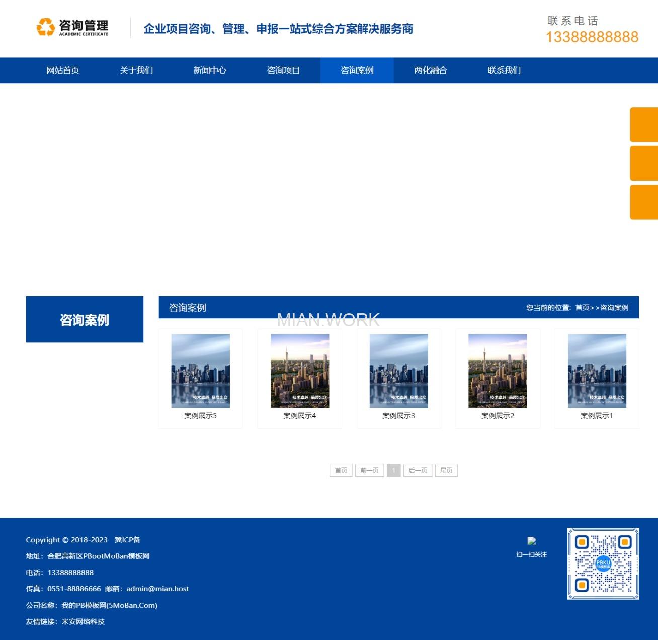 咨询管理类网站